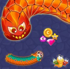 Worm Hunt snake game